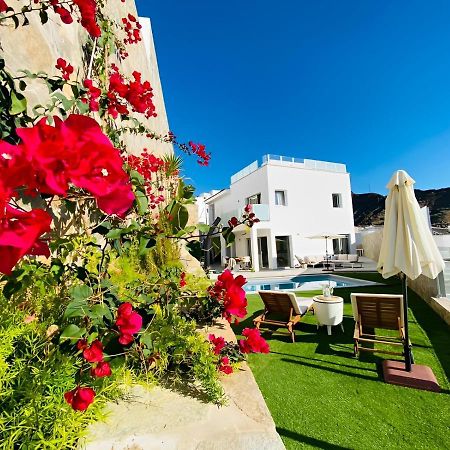 Dream Villa With Heated Pool, Rooftop & Ocean Views Mogán المظهر الخارجي الصورة