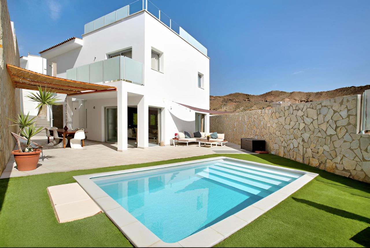 Dream Villa With Heated Pool, Rooftop & Ocean Views Mogán المظهر الخارجي الصورة