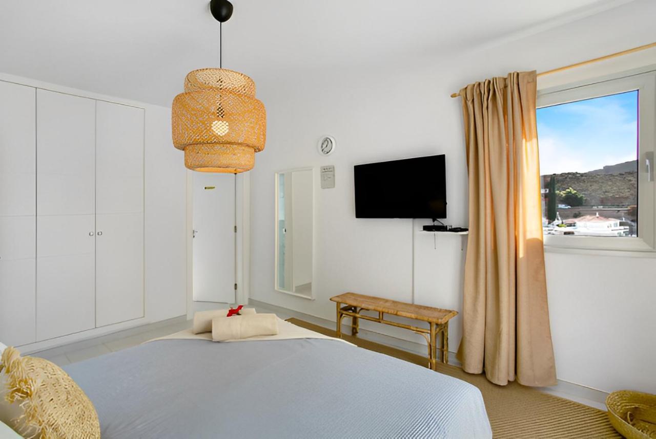 Dream Villa With Heated Pool, Rooftop & Ocean Views Mogán المظهر الخارجي الصورة